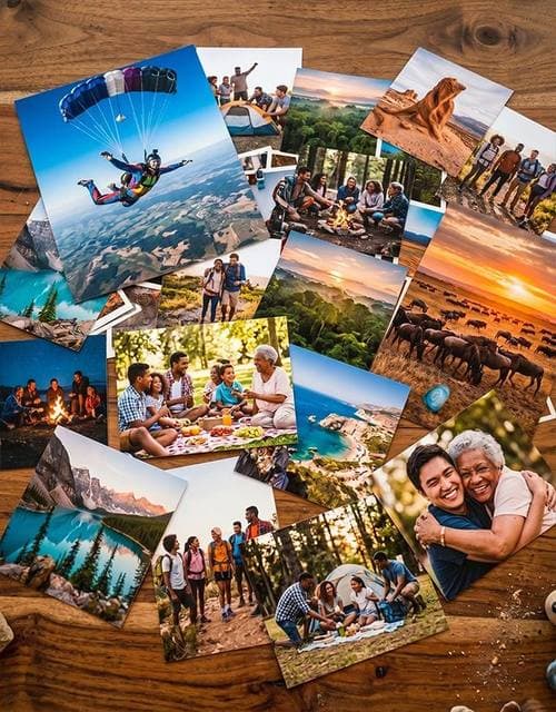 Photo prints in various sizes.